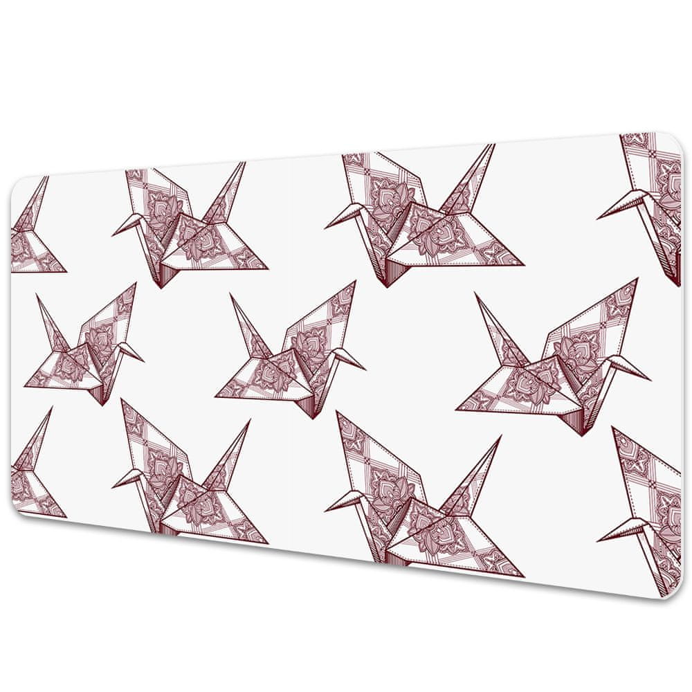 kobercomat.sk Veľká ochranná podložka na stôl origami vtáky 100x50 cm 